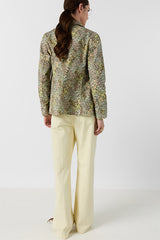 AELINA YELLOW STRAIGHT WIDE JEANS