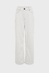 AMALIAH WIDE STRIPED JEANS