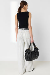 AMALIAH WIDE STRIPED JEANS
