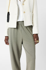 AMIRIA KHAKI GREEN COTTON JOGGING TROUSERS