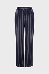 AINAIS STRIPED STRAIGHT TROUSERS