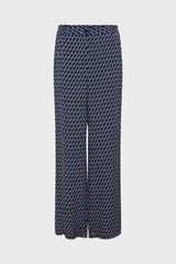 ANDRA FLOWING GRAPHIC PRINT TROUSERS