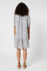 ROMIE FLOWERS RUFFLES SHORT DRESS