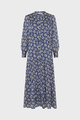 RUVIA FITTED FLOWERS MAXI DRESS