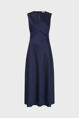 RAIDA LONG SILK DRESS