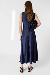 RAIDA LONG SILK DRESS