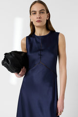 RAIDA LONG SILK DRESS
