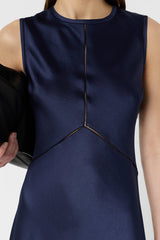 RAIDA LONG SILK DRESS