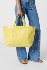 LOLITA LEMON VANILLA MONOGRAMMED CANVAS BAG