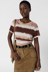 MABINTY ROPE LINEN TIE DIE T SHIRT