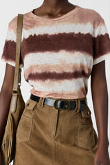 MABINTY ROPE LINEN TIE DIE T SHIRT