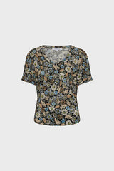 MALINAE FLORAL V T SHIRT