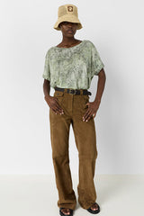 MARIEL OVERSIZED PYTHON PRINT T SHIRT