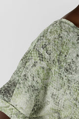 MARIEL OVERSIZED PYTHON PRINT T SHIRT