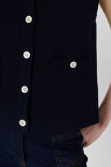 LOUVE COTTON VEST