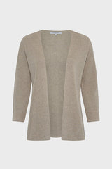 LORINA NATURAL IRIDESCENT KNIT CARDIGAN