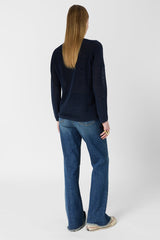 LAYLA V NECK KNIT SWEATER