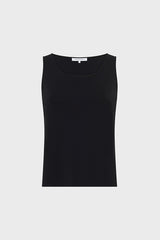 LUCINA BLACK MICROFIBER TOP
