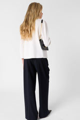 LYNAYA WHITE MICROFIBER VEST