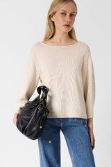 LIONA COTTON LINEN BLEND SWEATER