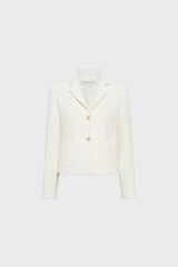 TAHITI PLAIN TWEED SUIT JACKET