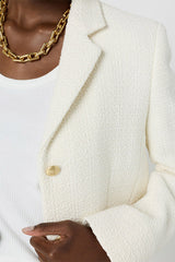 TAHITI PLAIN TWEED SUIT JACKET