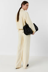 TILDA YELLOW SHORT SHIRT COLLAR JACKET
