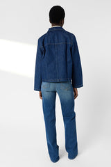 TAINA RAW DENIM STRAIGHT JACKET