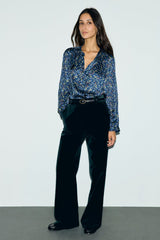 LOLITA COUNTRY-STYLE FLORAL BLOUSE