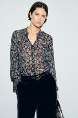 LINDA FLORAL MUSLIN SHIRT