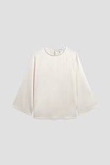 LILO GOLD COLLAR SATIN TOP