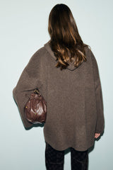 ALSA HOODED STRAIGHT WOOL COAT
