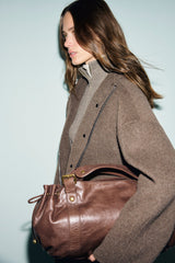 ALSA HOODED STRAIGHT WOOL COAT