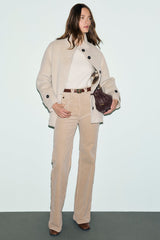 ALAY WOOL ALPACA SHORT COAT