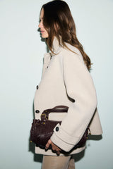 ALAY WOOL ALPACA SHORT COAT