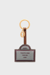 UNE VIE EN 24H COATED CANVAS LEATHER CHARM