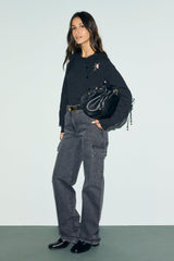 RAYMONDE FLORAL WOOL CARDIGAN