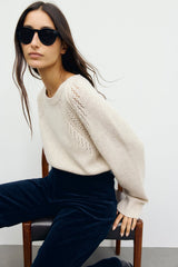 RISA OPENWORK WOOL SWEATER