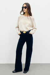 RISA OPENWORK WOOL SWEATER