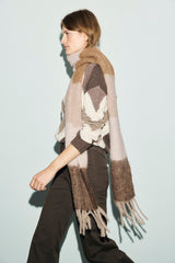 RECA HERRINGBONE WOOL SWEATER