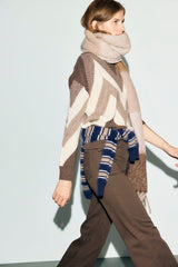 RECA HERRINGBONE WOOL SWEATER