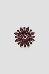 COROLE RED BROOCH
