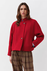 SHORT WOOL-BLEND JACKET