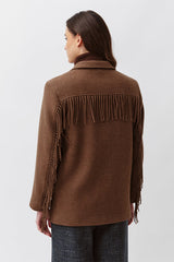 VIRGIN WOOL-BLEND TAILORED JACKET