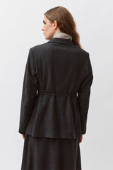 TAILORED COLLAR LONG BLAZER