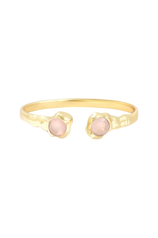 TILLEUL YOU&ME PINK QUARTZ BANGLE