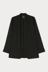 DIXI BLACK INTERLOCK JERSEY JACKET