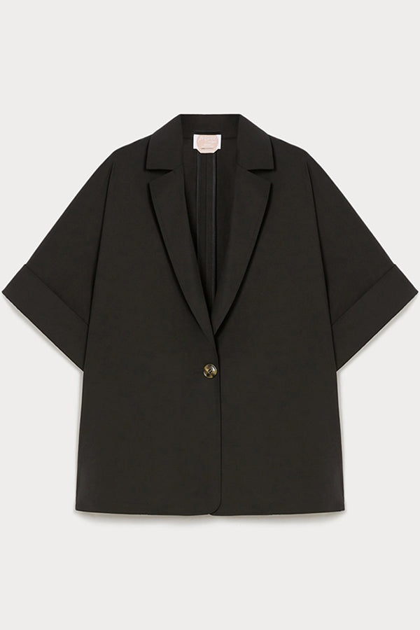 DOMEZ STRETCH GABARDINE BLAZER JACKET