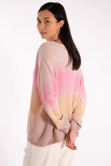 FAME PINK TIE DYE SWEATER