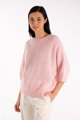 FREYA BABY PINK CREWNECK SWEATER